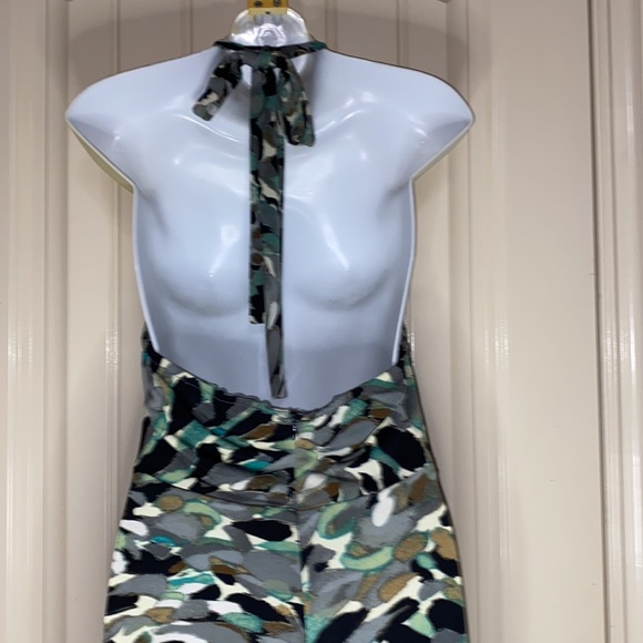 4/$10 item🤑 Isadora Green / Black Sexy Halter Dress Size: MP -perfect for cruise - Picture 5 of 8